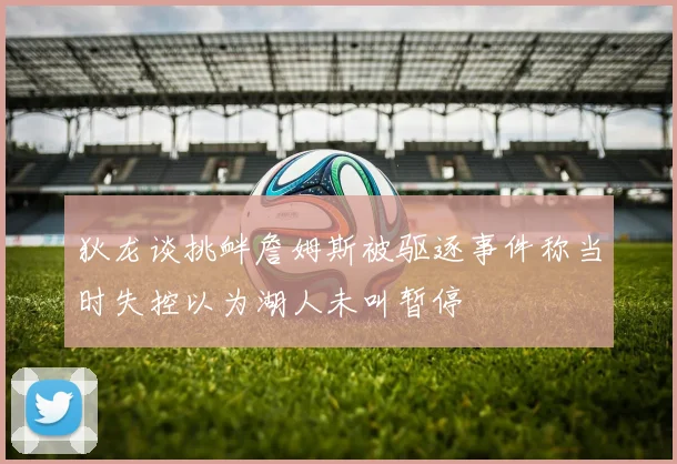 狄龙谈挑衅詹姆斯被驱逐事件称当时失控以为湖人未叫暂停