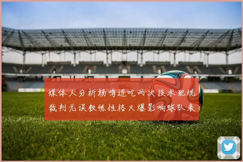 媒体人分析杨鸣连吃两次技术犯规裁判无误教练性格火爆影响球队表现